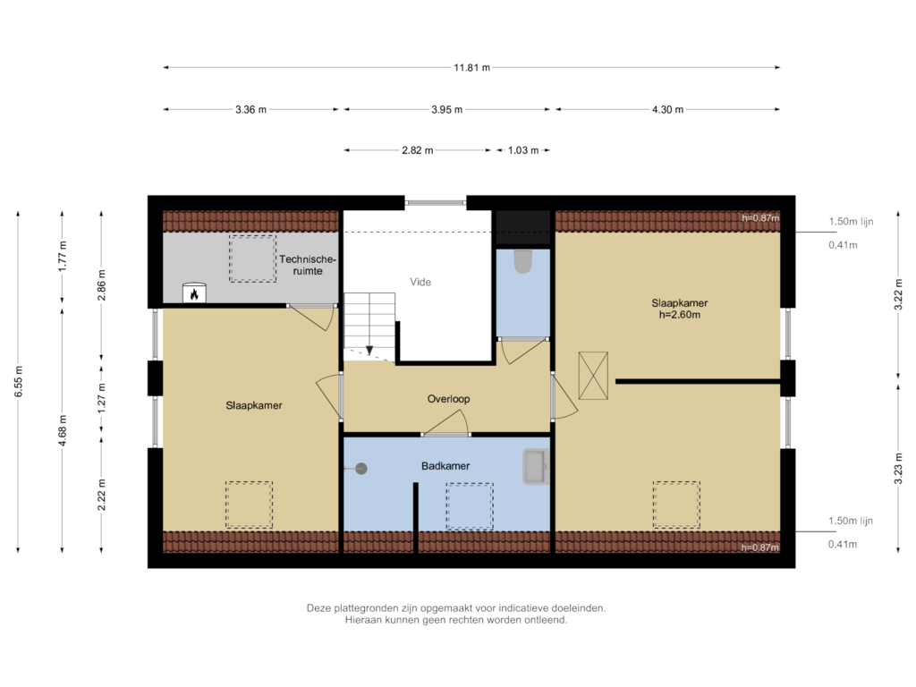 Bekijk plattegrond van Verdieping 1 van Burghseweg 74