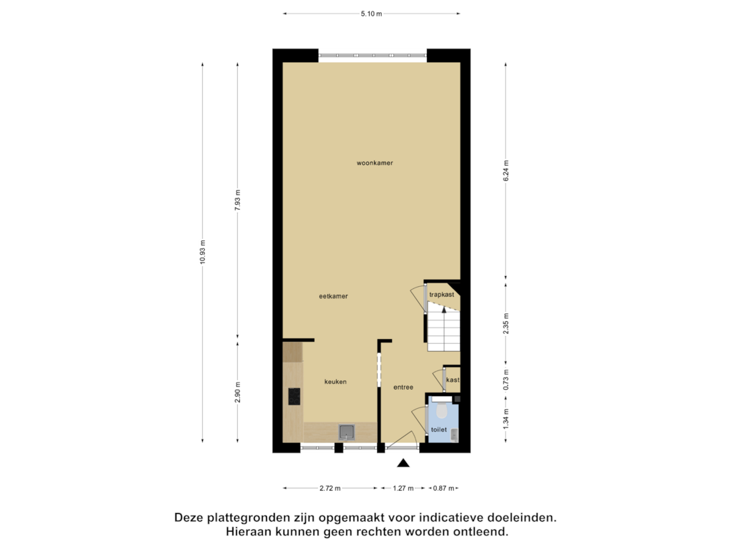 View floorplan of Begane Grond of Siciliano 90