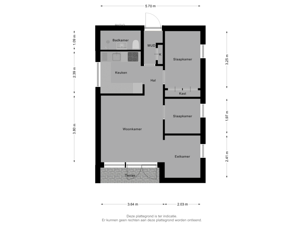 View floorplan of Begane grond of Oshaarseweg 24-85