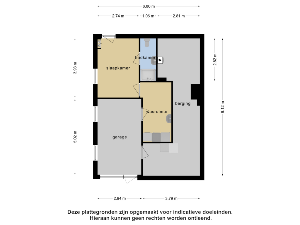 View floorplan of Souterrain of Vilsterseweg 1-A54