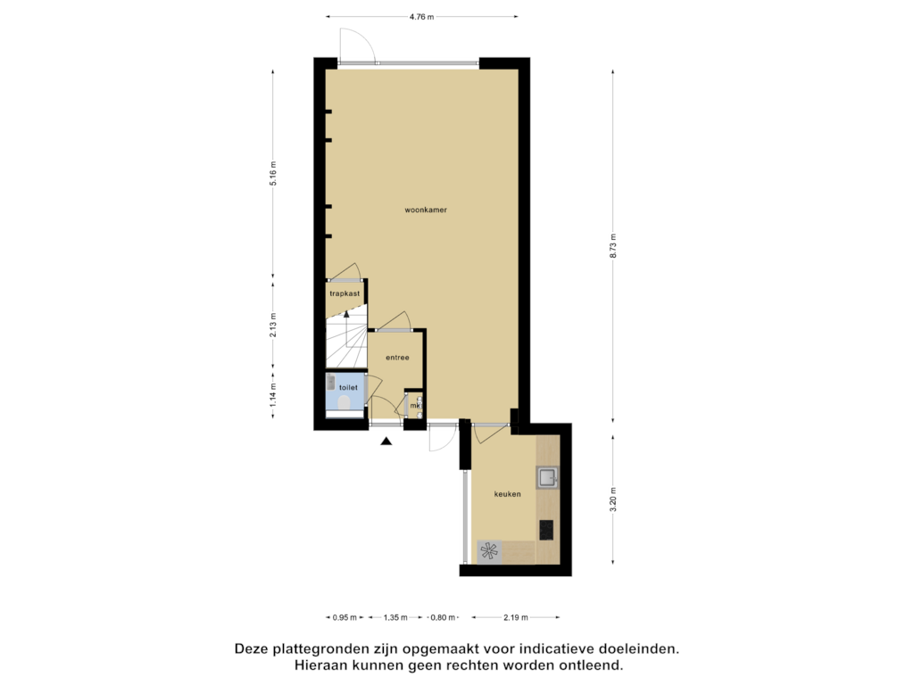 Bekijk plattegrond van Begane Grond van Koopvaardijstraat 6