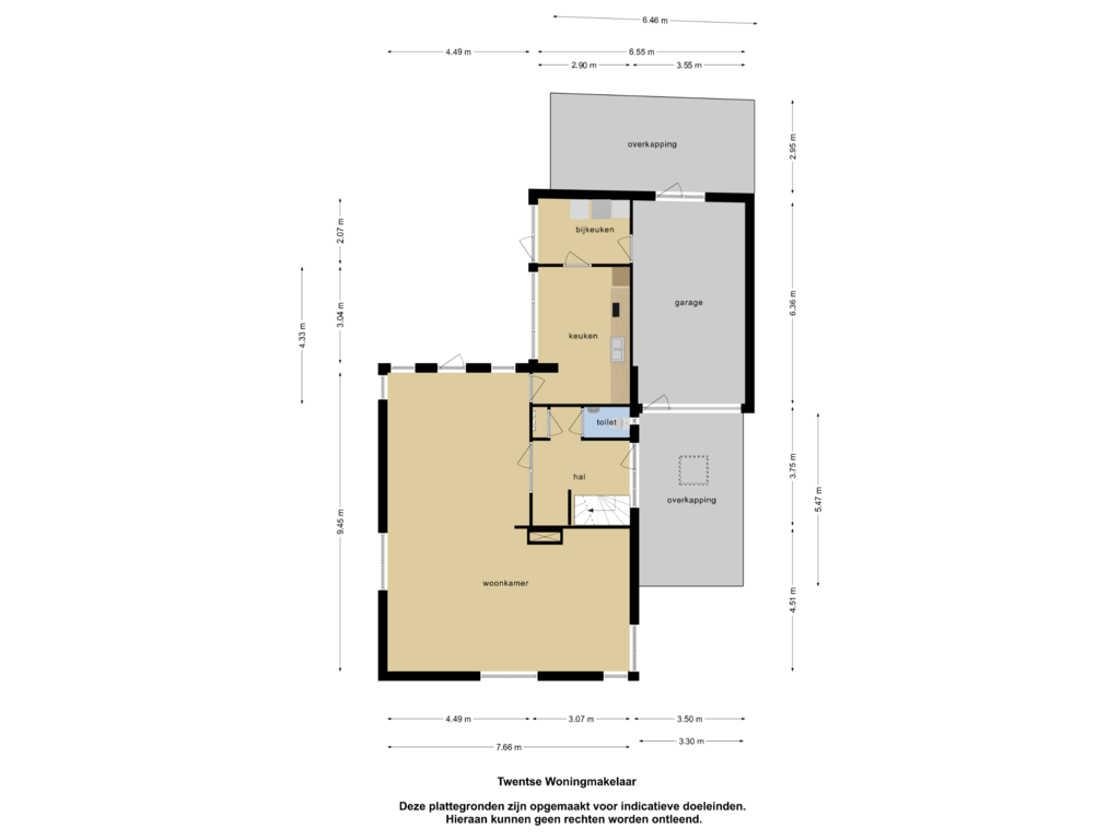 Bekijk plattegrond van Begane grond van Jean Louis Pisuissestraat 8