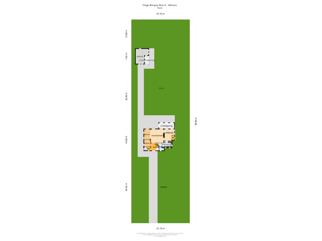 Bekijk plattegrond van TUIN van Hoge Bergse Bos 6