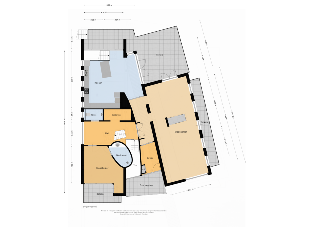 Bekijk plattegrond van Begane grond van A.V.H. Destreelaan 145