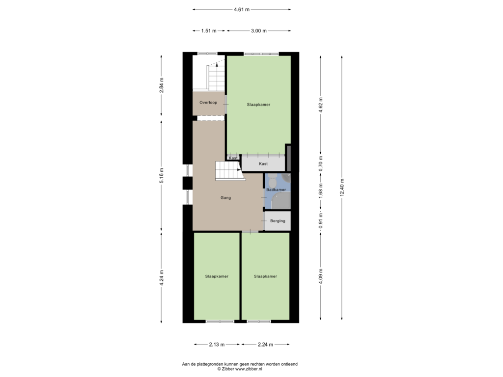 Bekijk plattegrond van Eerste Verdieping van Voorstraat 6