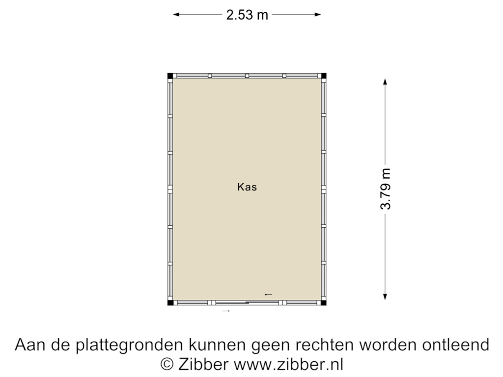 Bekijk plattegrond van Kas van Wolfskuil 44