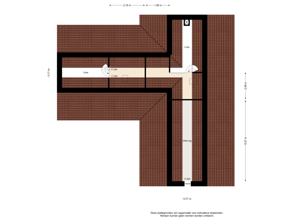 Bekijk plattegrond van Zolder van Amberlint 9