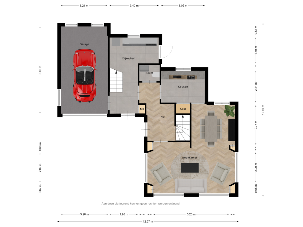 Bekijk plattegrond van Prinsestraat 44 van Prinsestraat 44