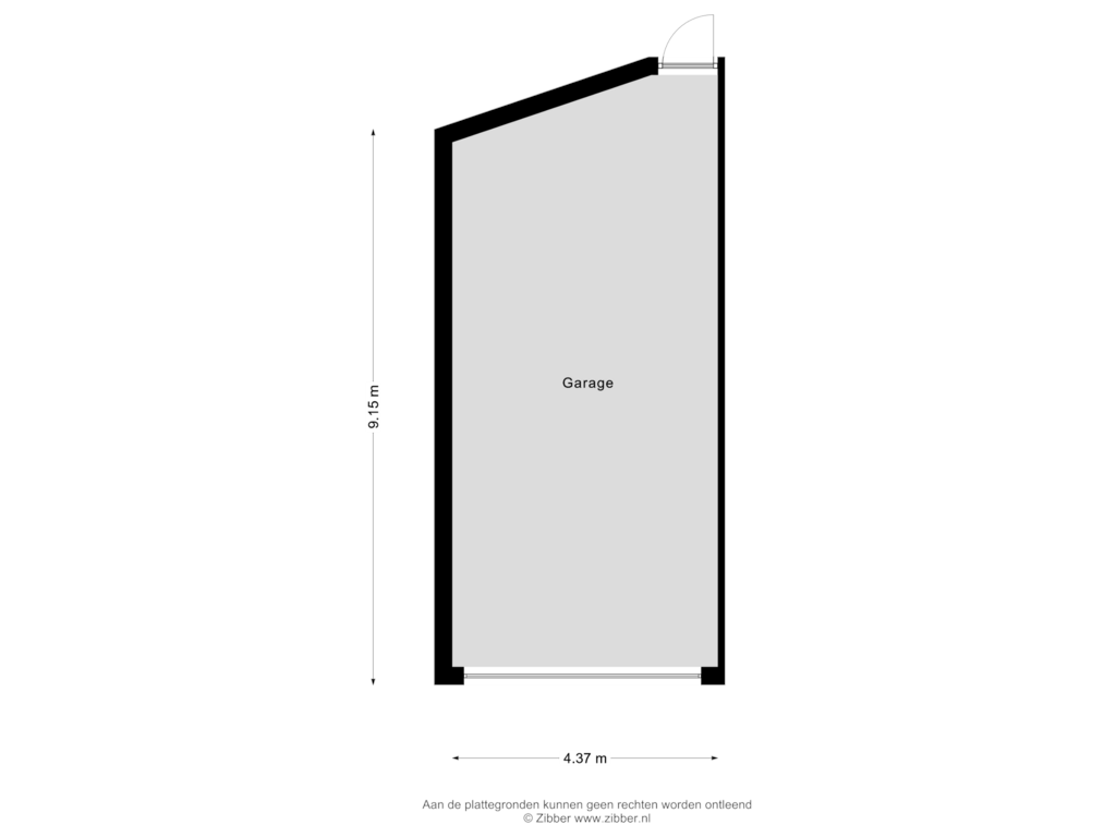 Bekijk plattegrond van Garage van Agterste meer 6