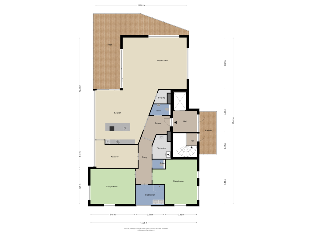 Bekijk plattegrond van Appartement 4 van Agterste meer 6