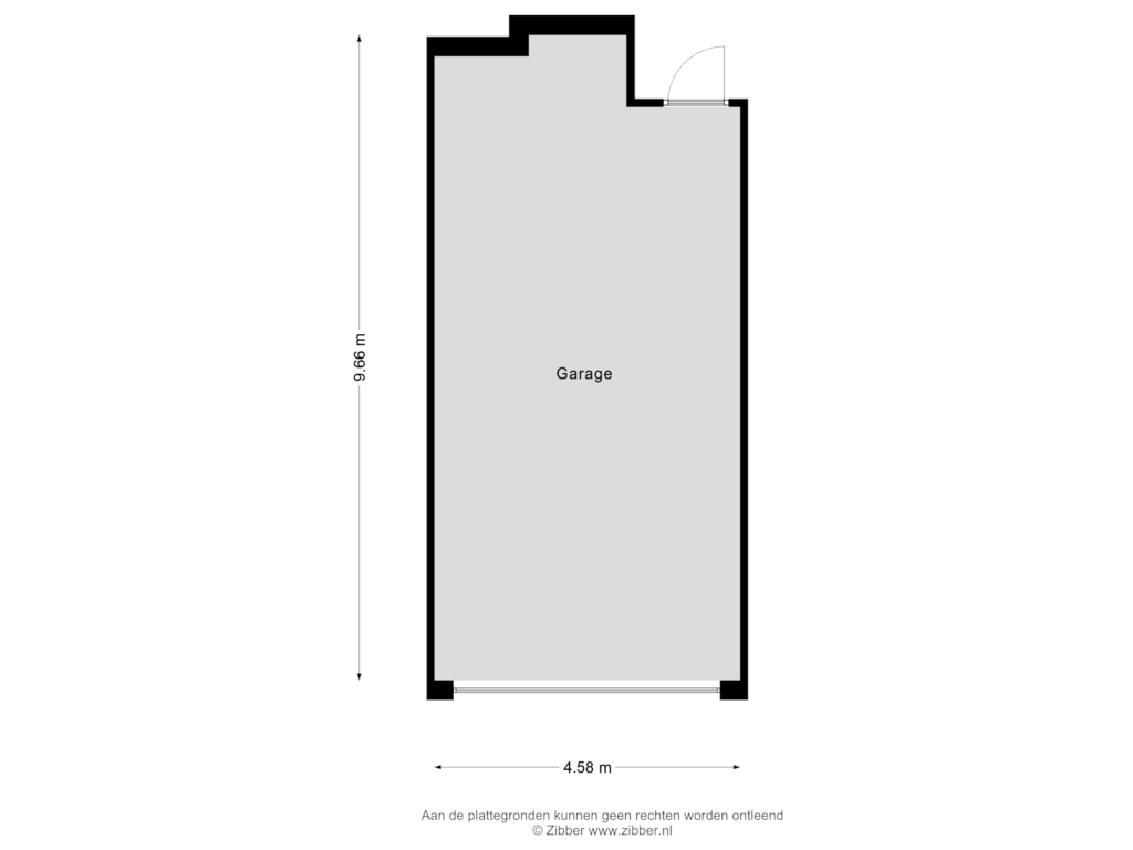 Bekijk plattegrond van Garage van Agterste meer 6