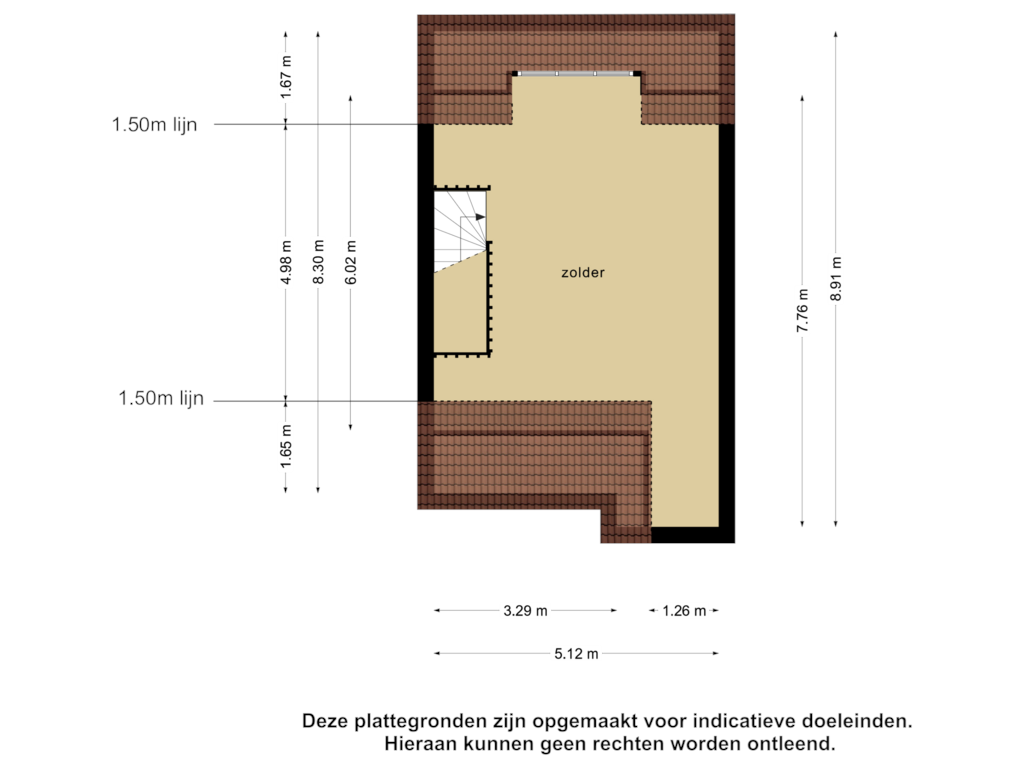 Bekijk plattegrond van 2e verdieping van Boomgaardlaan 128