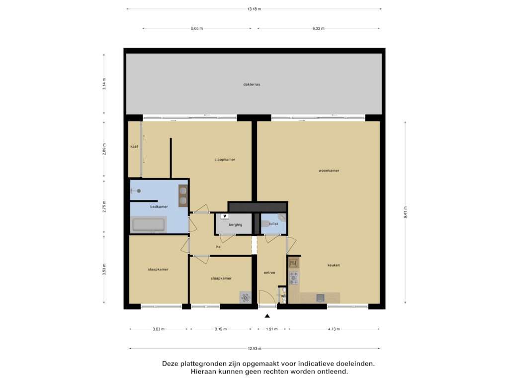 Bekijk plattegrond van Appartement van Cuypersdreef 140