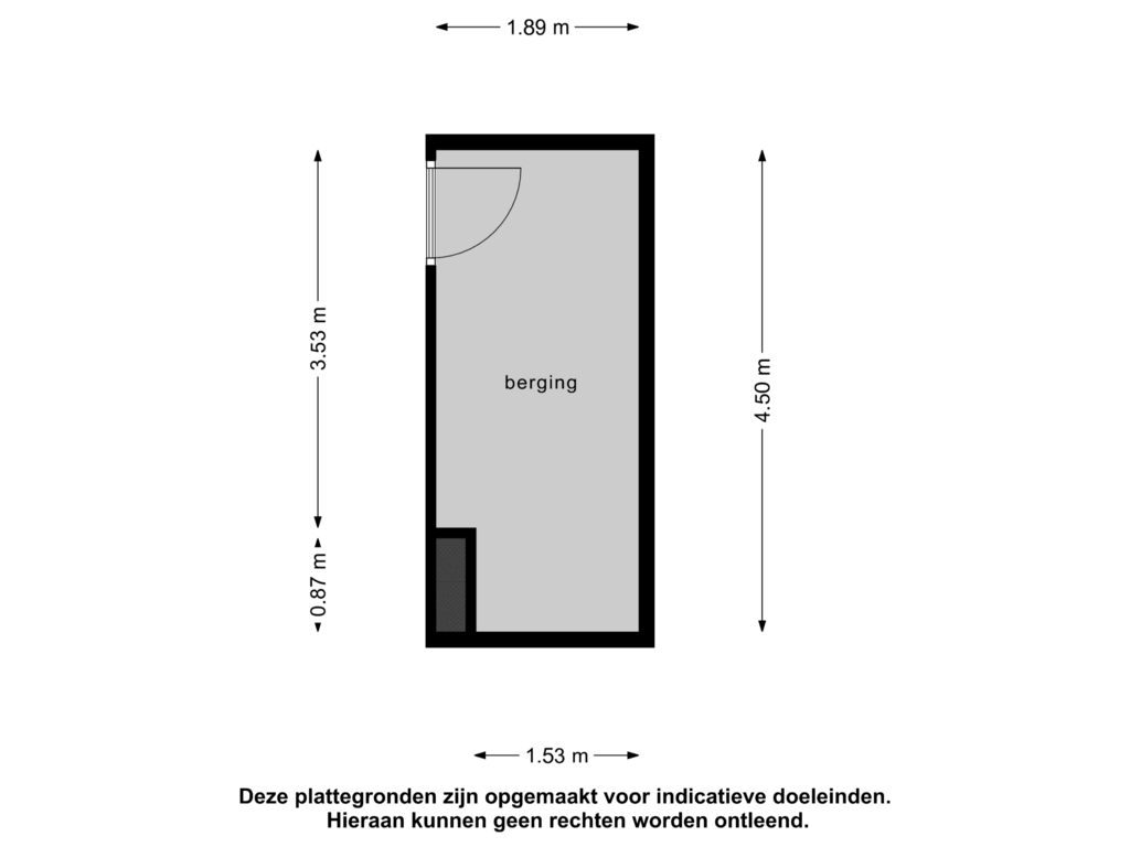 Bekijk plattegrond van Berging van Cuypersdreef 140