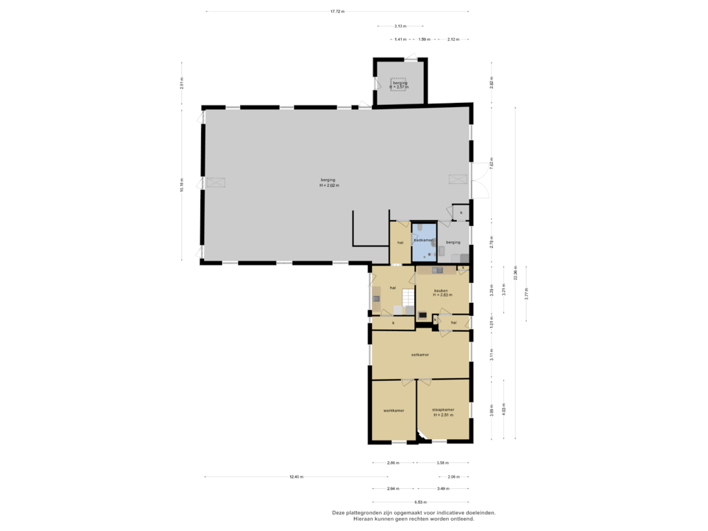 Bekijk plattegrond van Begane grond van Kanaaldijk 2-- 3