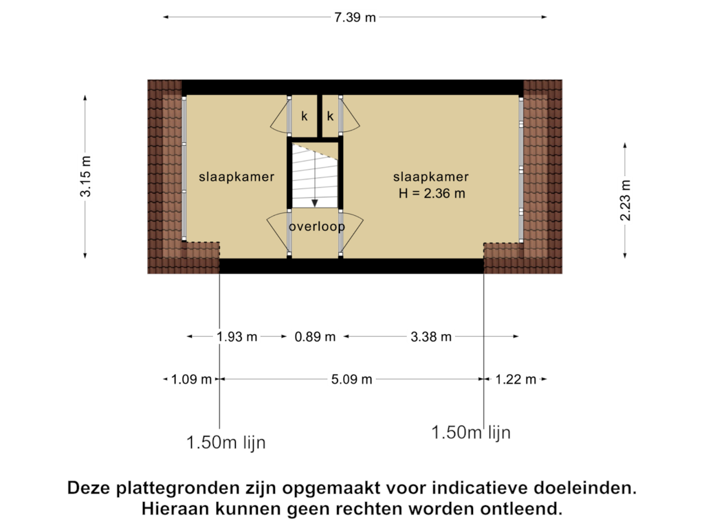 Bekijk plattegrond van Bijgebouw - 1e van Kanaaldijk 2-- 3