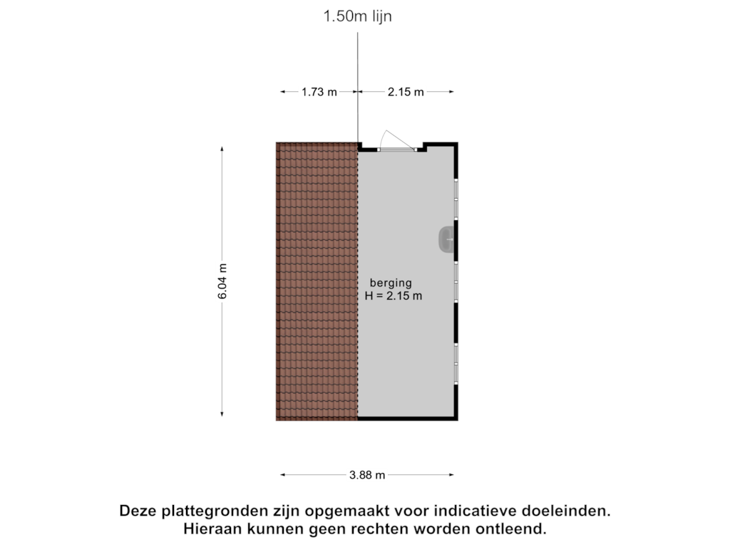 Bekijk plattegrond van Berging 2 van Kanaaldijk 2-- 3