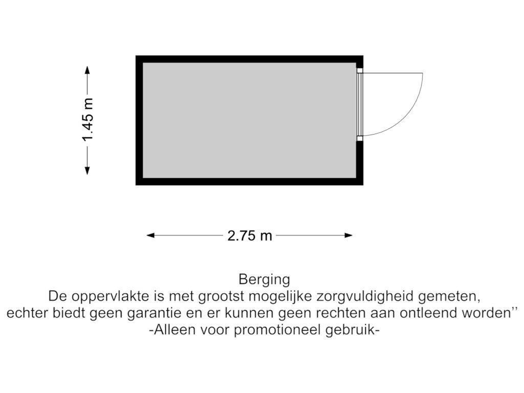 Bekijk plattegrond van Berging van Wilhelminakade 593