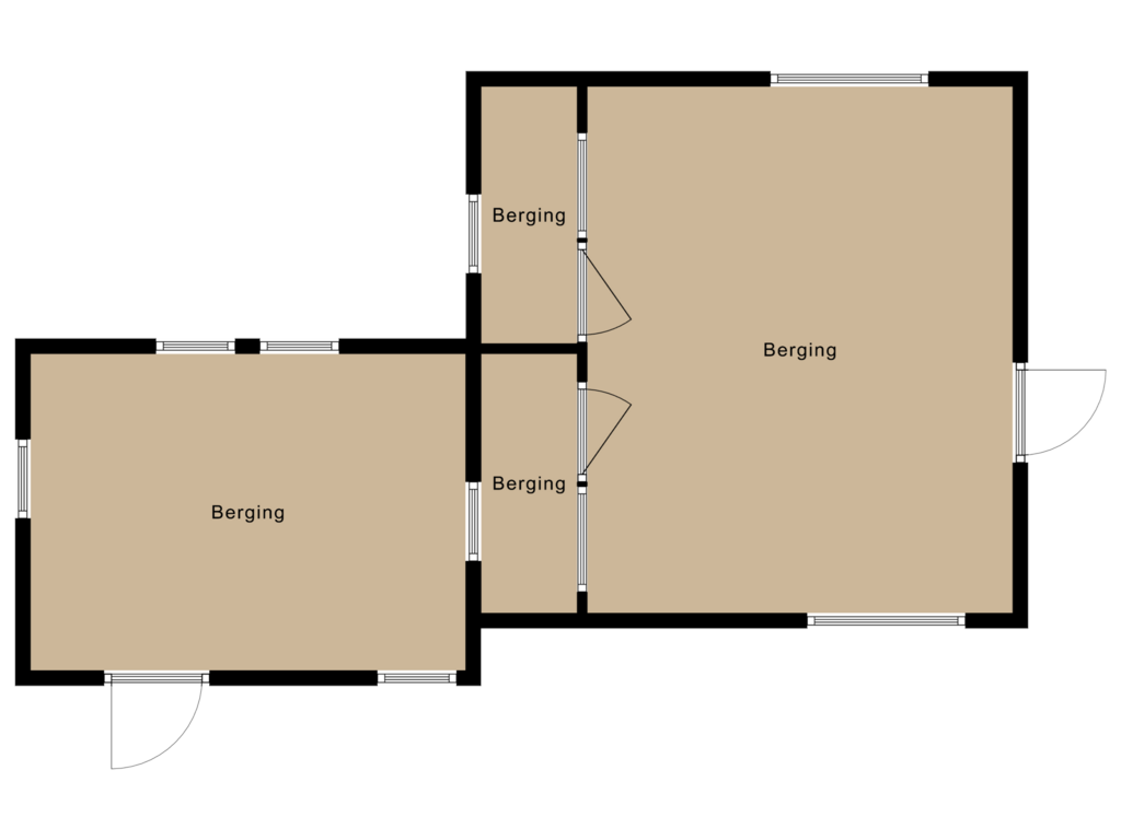 Bekijk plattegrond van Berging 1 van Noord Stegeren 54