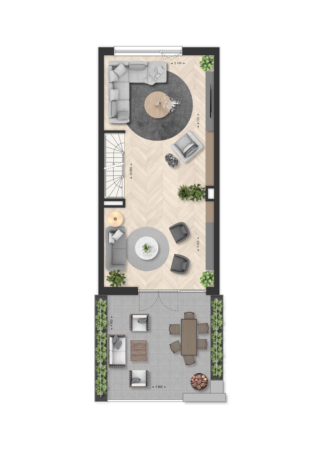 Foto 7 van Tussenwoning Philip (Bouwnr. 3)