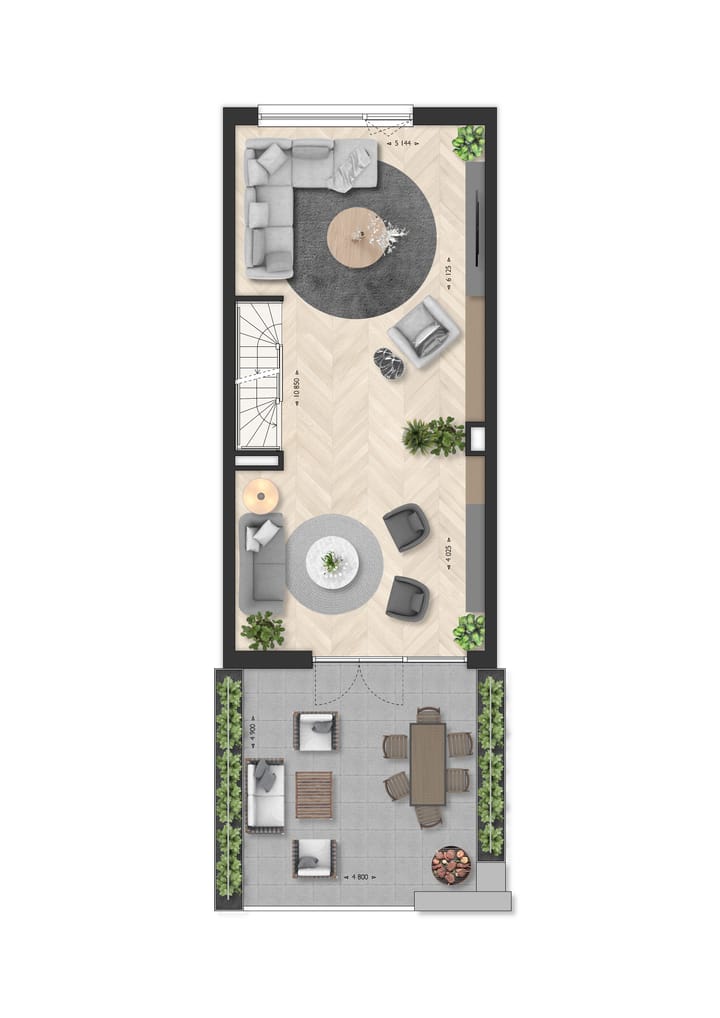 Foto 7 van Tussenwoning Philip (Bouwnr. 4)