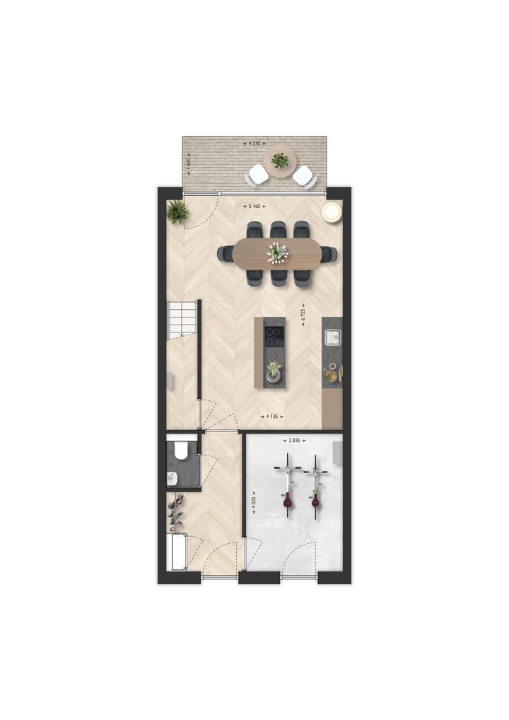 Foto 6 van Tussenwoning Milan (Bouwnr. 11)