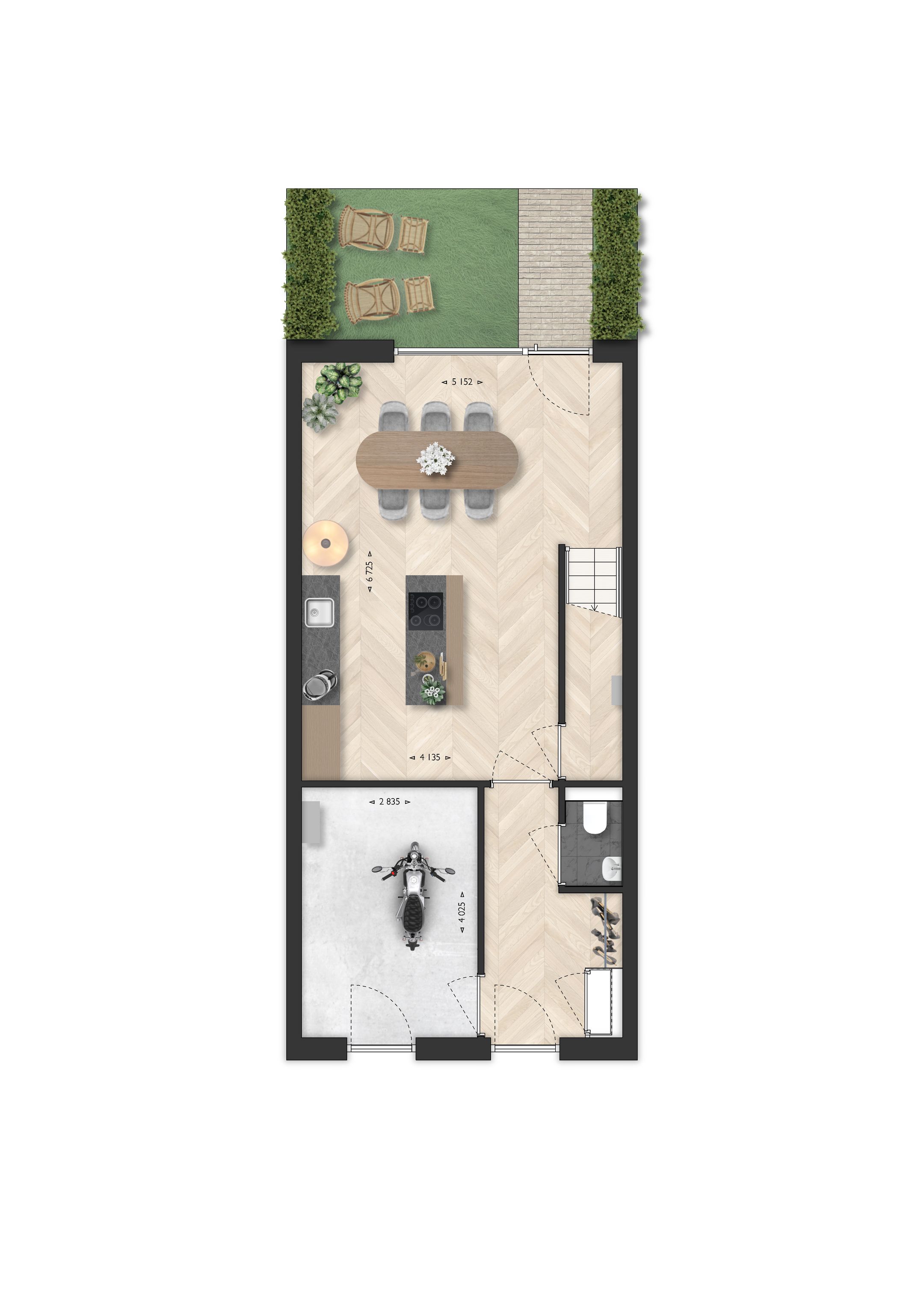 Foto 6 van Tussenwoning Amelie (Bouwnr. 18)