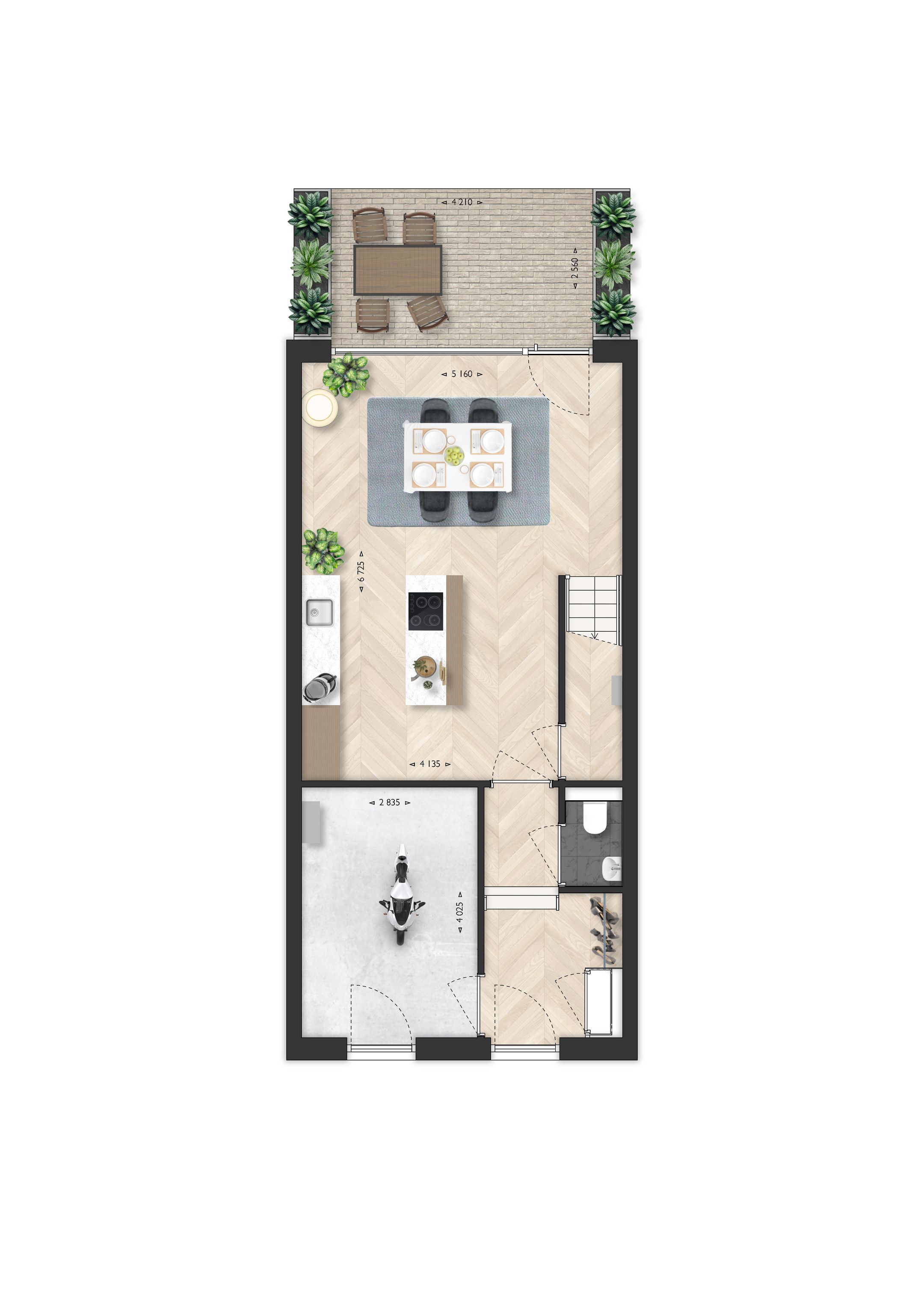 Foto 6 van Tussenwoning Olivia (Bouwnr. 19)