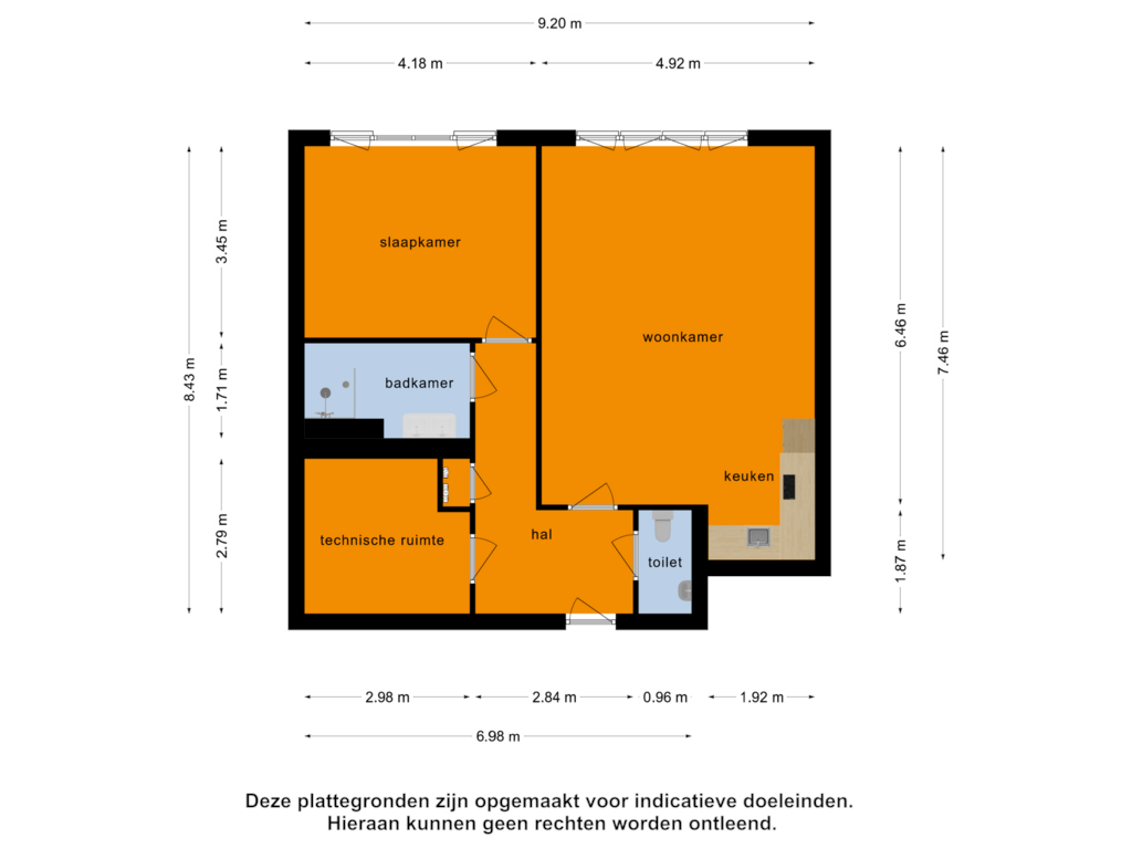 Bekijk plattegrond van Appartement van Cosunpark 1-D7