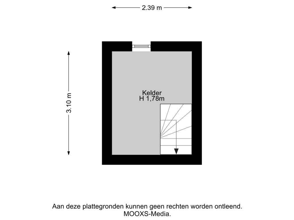 Bekijk plattegrond van Kelder van Croonenburgh 34