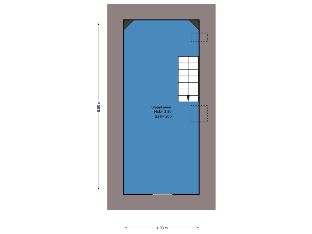 View floorplan of Derde etage 2 of Dam 1