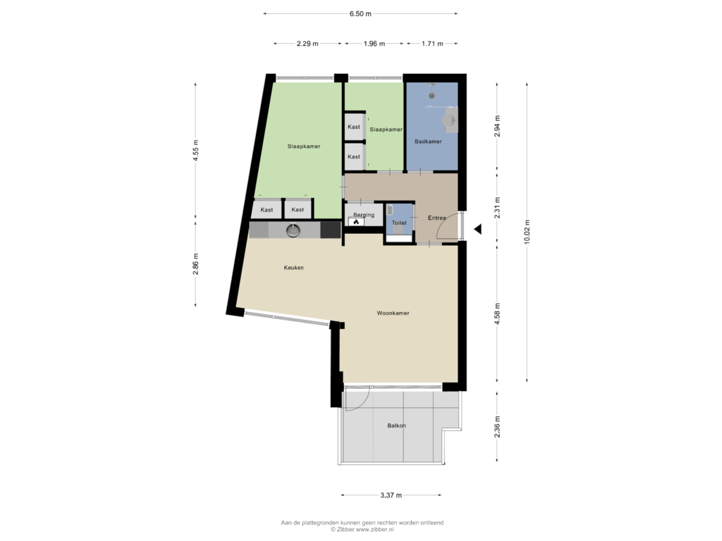 Bekijk plattegrond van Appartement van Wilbrinkstraat 2-4