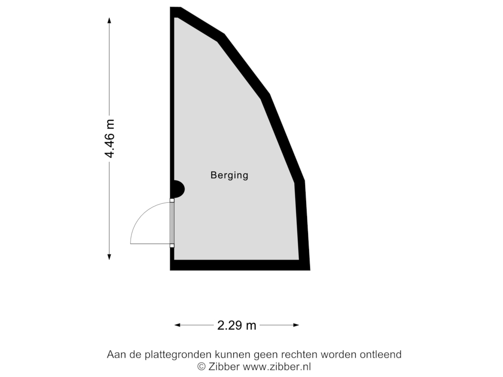 Bekijk plattegrond van Berging van Wilbrinkstraat 2-4