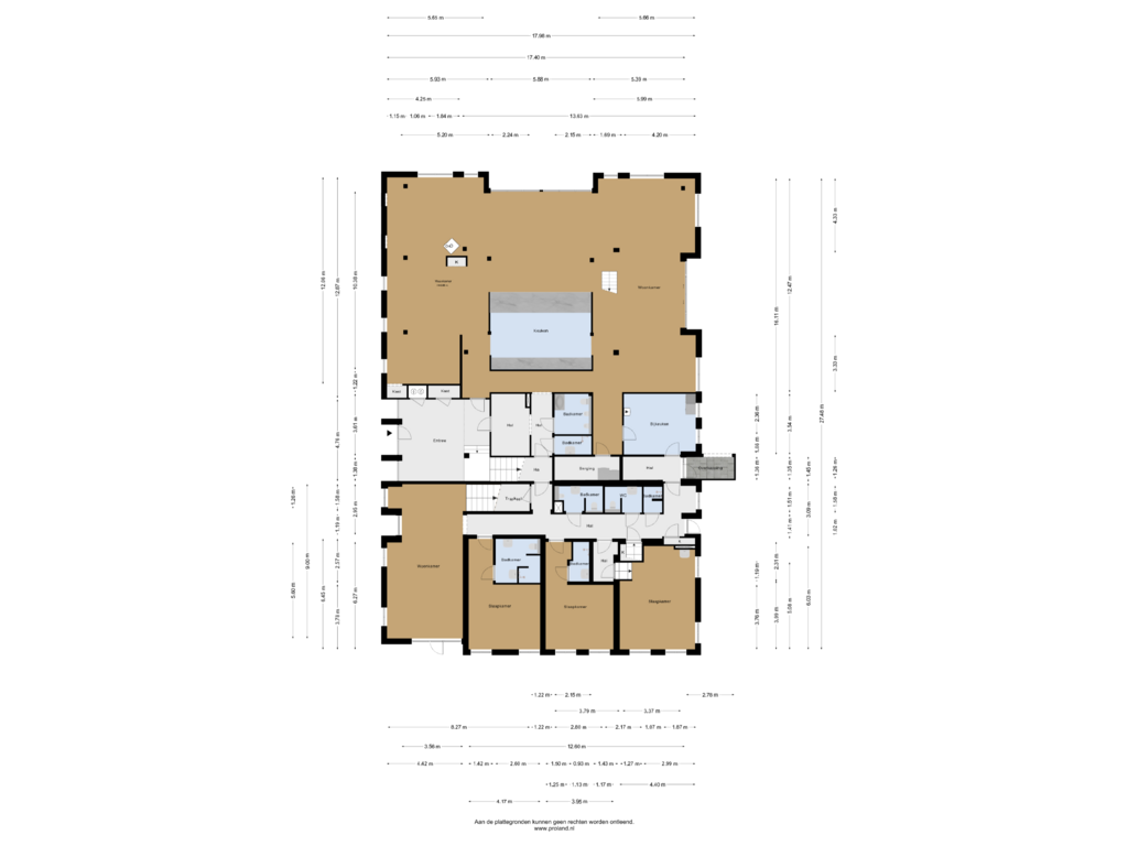 View floorplan of Begane Grond of Straatweg 31