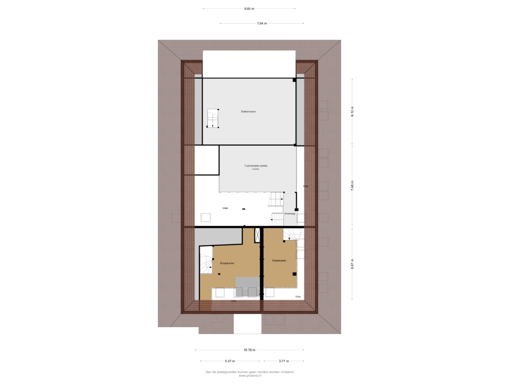 View floorplan of 2e Verdieping of Straatweg 31