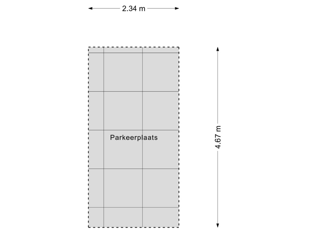 Bekijk plattegrond van Parkeerplaats van Strevelsweg 1052