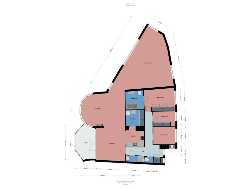 Bekijk plattegrond van Begane Grond van Velserweg 6-B