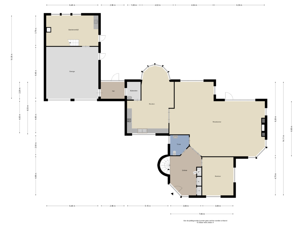 View floorplan of Begane grond of Asserstraat 31