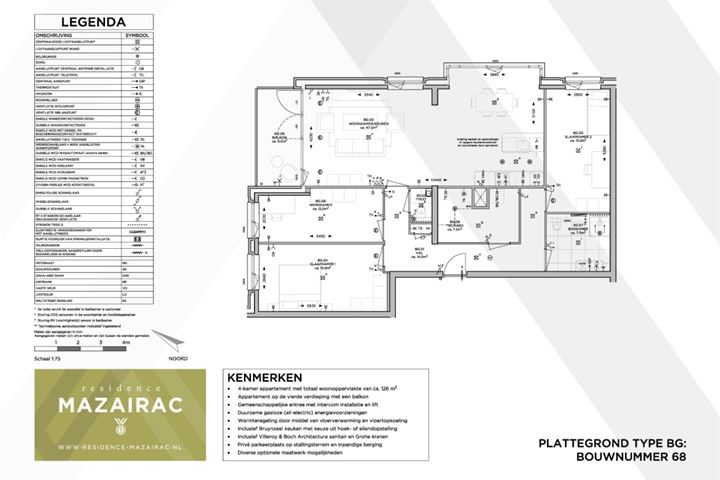 Bekijk foto 29 van Residence Mazairac - Bnr 68 - 4evd-Type BG (Bouwnr. bnr 68)