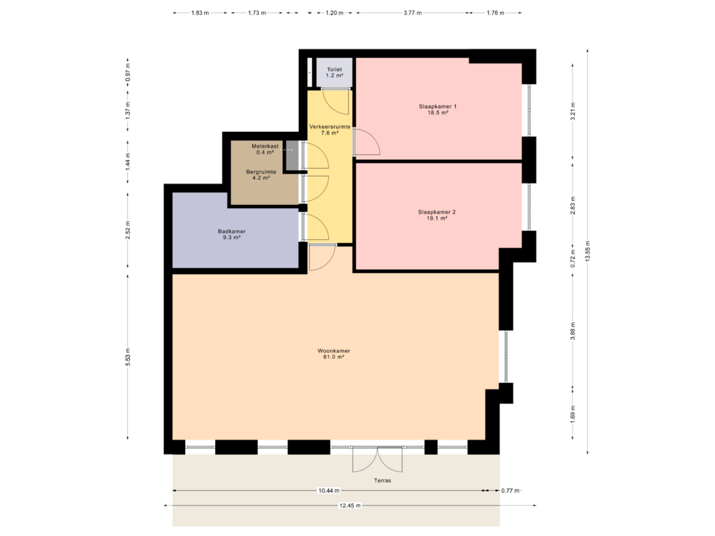 Bekijk plattegrond van First floor van Traviatastraat 25