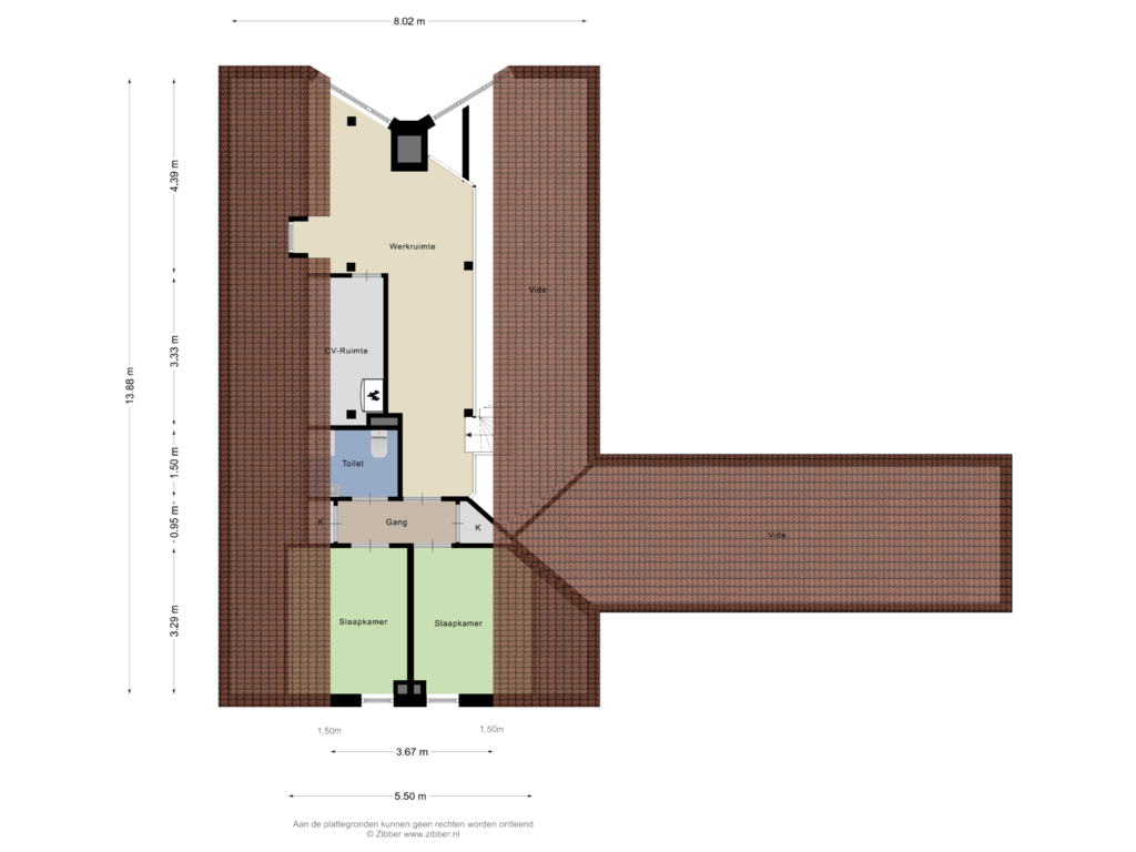 Bekijk plattegrond van Eerste Verdieping van Hunebedstraat 24