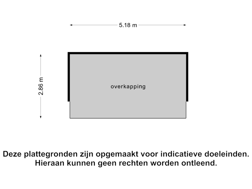 View floorplan of Overkapping 1 of Burg. van Beckhovenstraat 20