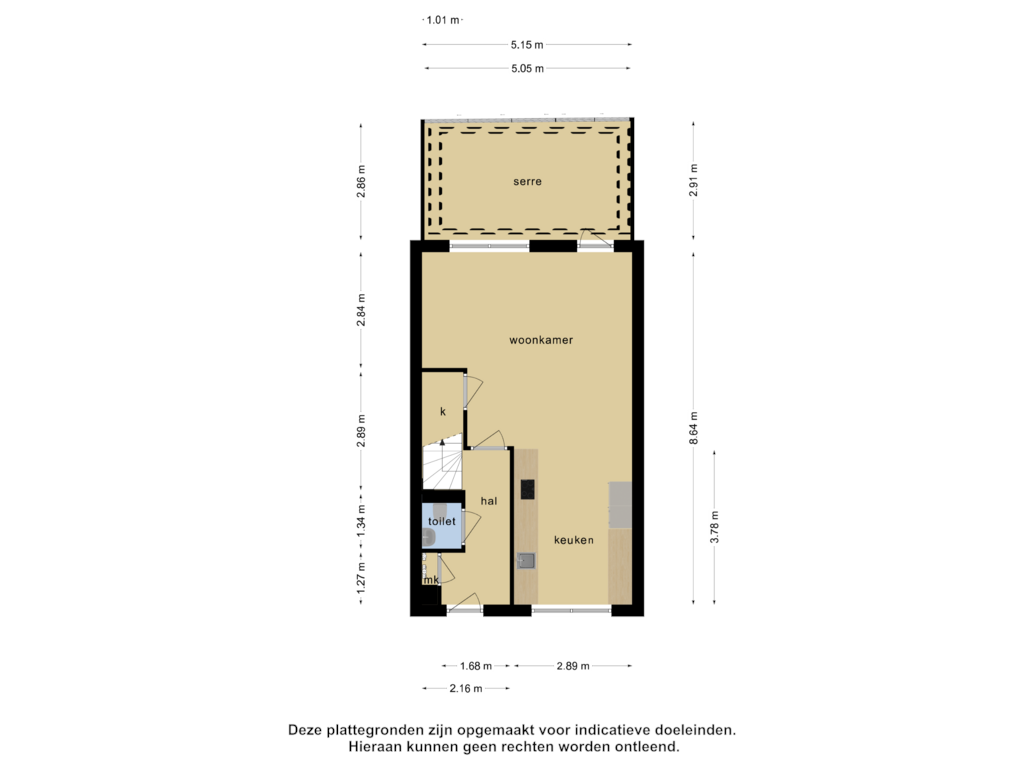 View floorplan of Begane grond of Ansjoviskade 8