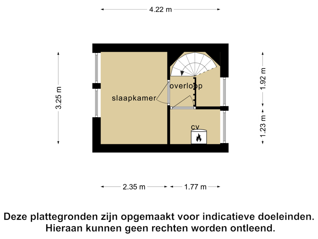 Bekijk plattegrond van 1e verdieping van Hoenderkamp 6