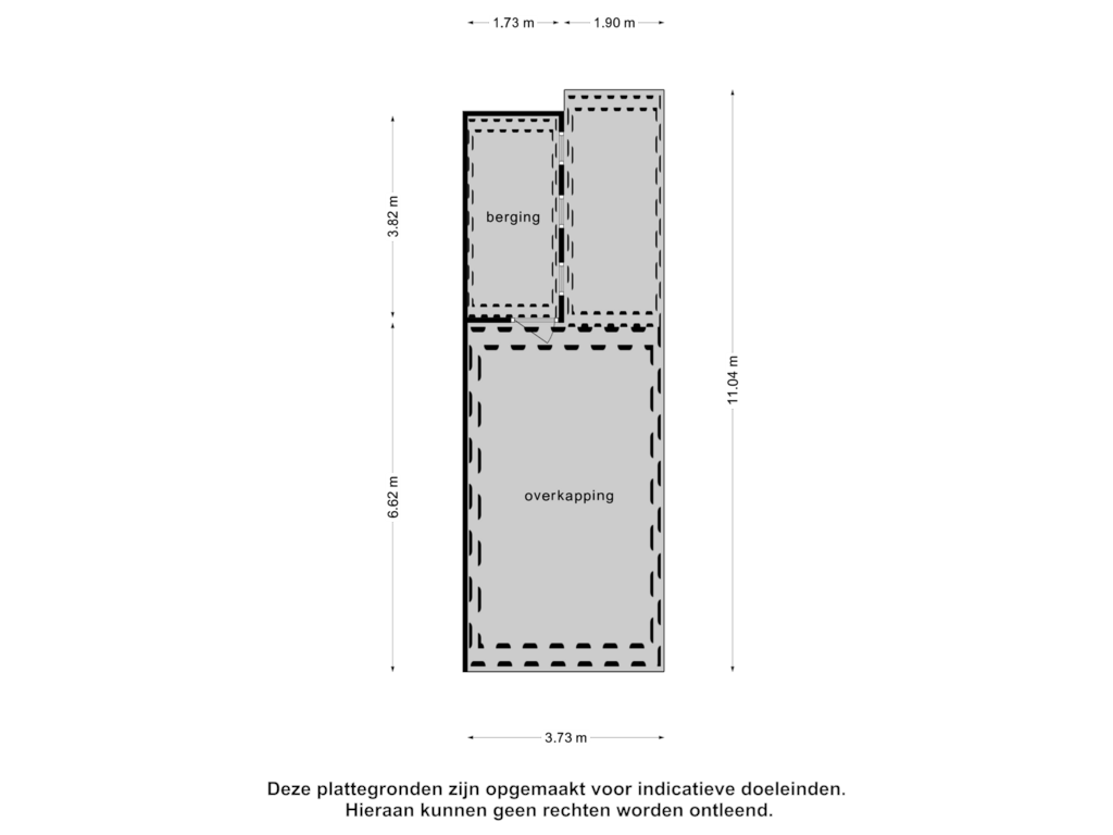 Bekijk plattegrond van Berging2 van Hoenderkamp 6