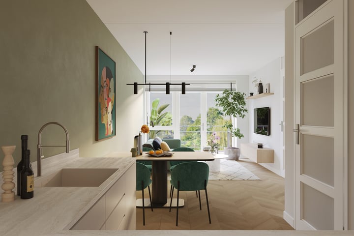 Foto 4 van Mimas - 2 kamer app. Type E (Bouwnr. 11)