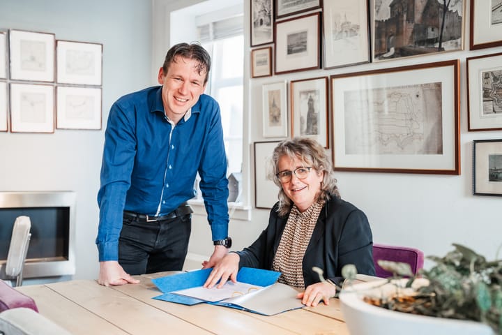 Een promotiefoto voor op kantoor