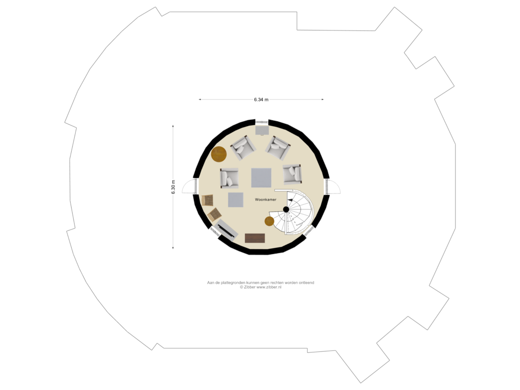 Bekijk plattegrond van Eerste Verdieping van Genenberg 6