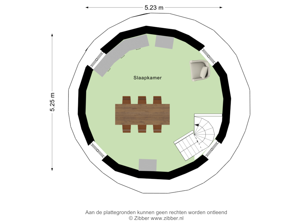 Bekijk plattegrond van Tweede verdieping van Genenberg 6