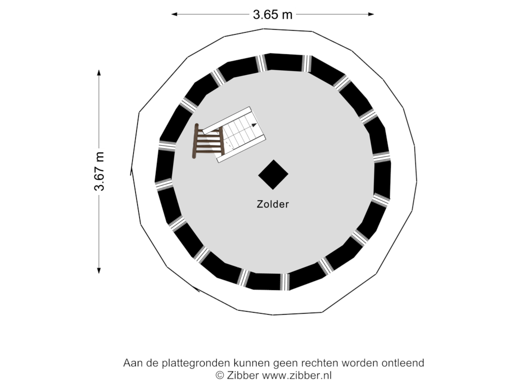 Bekijk plattegrond van Vierde Verdieping van Genenberg 6